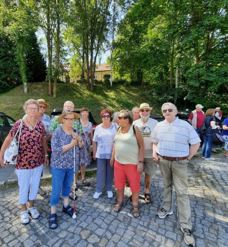 Sehbehinderte auf Harztour
